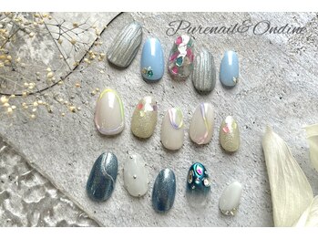 ピュアネイルアンドオンディーヌ/定額ラグジュアリーデザイン