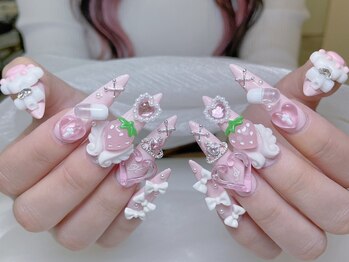 ネイルプリンセス(Nail Princess)の写真/自慢したくなるような可愛い指先へ♪流行を先取りしたデザインを多数◎盛れる!映える!褒められネイル!!