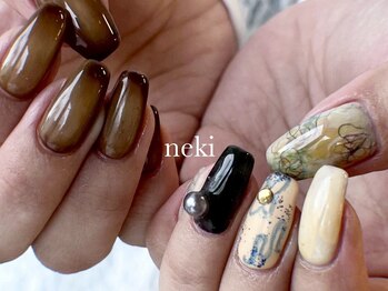 ネキ(neki)の写真/周りに褒められるニュアンスデザイン多数★細部の質感・奥行きに拘るアートで、唯一無二のデザインをご提案