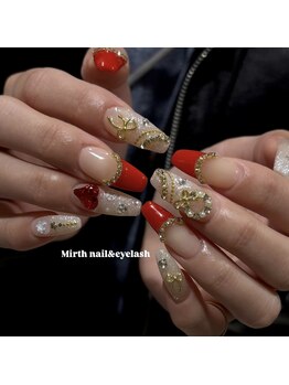 クリスマスネイル