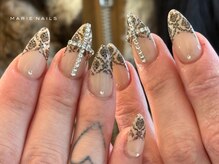 マリーネイルズ 青山店(MARIE NAILS)/☆レース　9900円 0131d