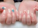 ドットハートネイル