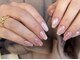 ビビネイル(BIBI Nail)の写真/大人可愛い韓国ワンホンネイルなら当店へ！リボンと華やかさが魅力◎