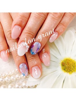 グラント(NAIL SALON&SCHOOL grant)/浴衣にも似合うネイル
