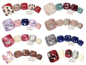 リシエル ネイル アンド アイラッシュ 新琴似店(RiCIEL)/【季節のサンプルフット定額】