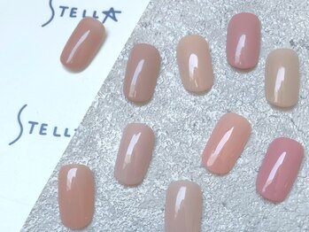 ネイルサロン ステラ(Nail Salon STELLA)の写真/トレンドカラーで春を満喫♪【シンプル系オフ無¥3850/オフ有¥4180】さりげない爪先の綺麗をお手伝い★