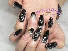 アン ジョーヌドラゴ/【ロングネイル】ブラックネイル
