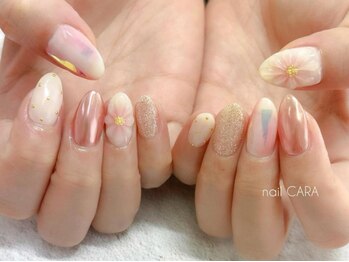 ネイル カラ(nail CARA)の写真/【大好評♪】持ち込みアート★リーズナブル×ハイクオリティが叶う実力派サロン!〈ハンド/フット¥6,500〉