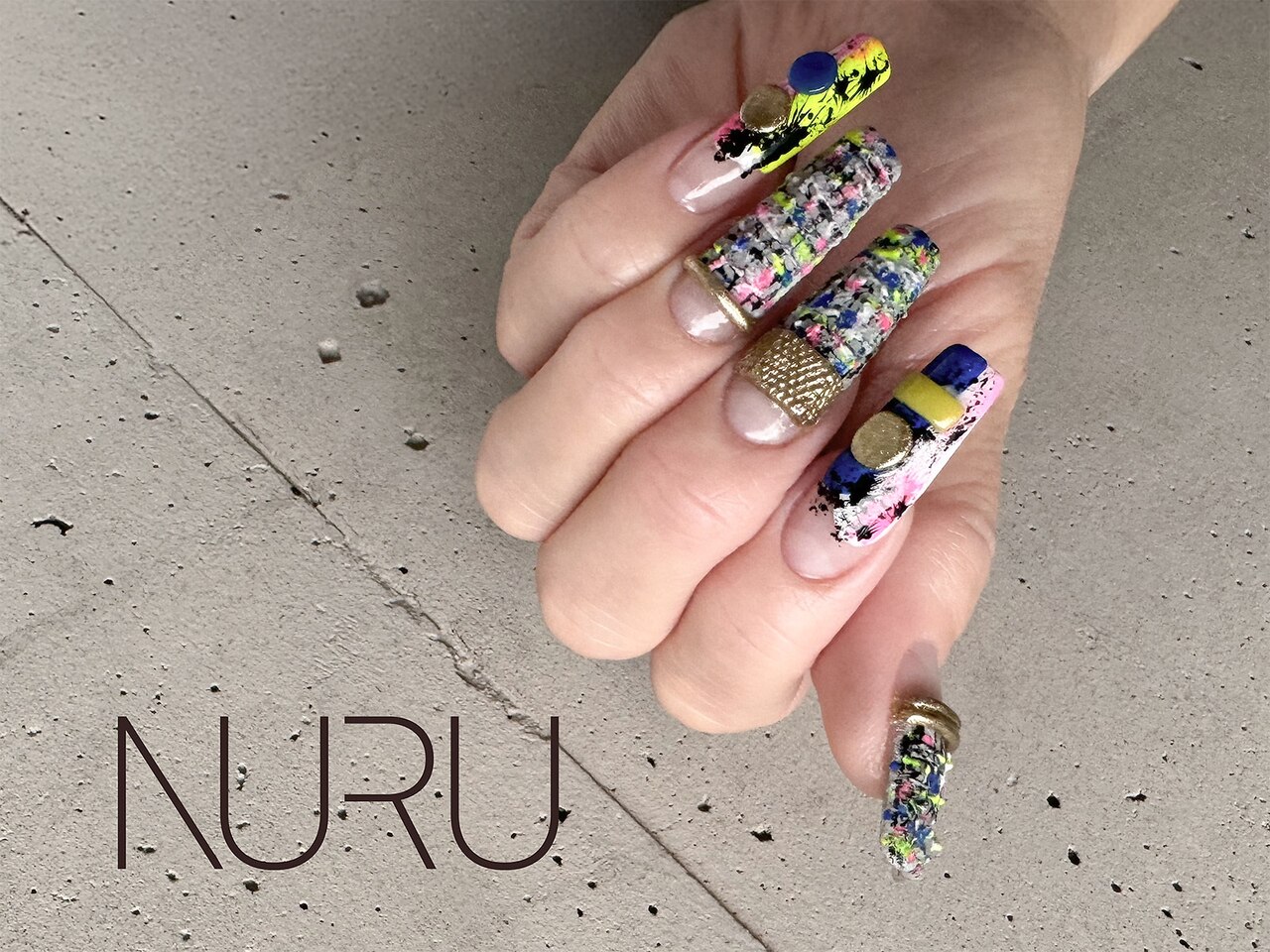 ☑︎ 凪　ｙｕｂｉｓａｋｉ　ネイルチップ　韓国　オーダー　ニュアンスネイル　個性派 ☑︎ 凪yubisakiネイルチップ韓国オーダーニュアンス