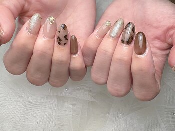 ノンノンネイル(Nonnon.nail)/レオパード