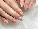 ニュアンス桃ネイル/6800~