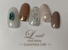 エルネイルアンドブラン 橋本店(Lnail×Blanc)/ターコイズ×天然石