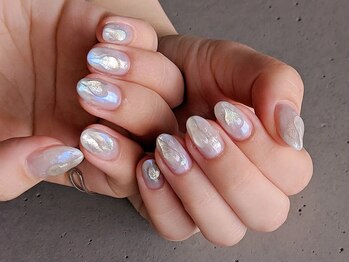 ニュアーズネイル(nuas nail)/夏のキラツヤdesign