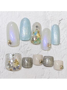 ネイルサロン 爪/クリスマスデザイン