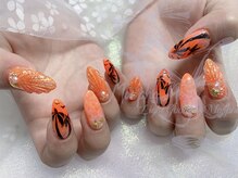 モルフォネイル(Morpho nail)/#ワンホンネイル #キラキラ