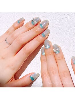 リグネイルスタジオ(Lig nail studio)/シンデレラブルーネイル