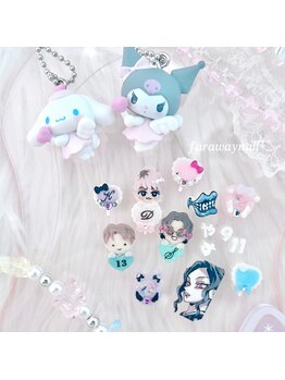 ファラウェイネイル(Faraway nail)/痛ネイル☆3Dも可◎