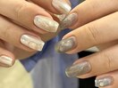 グレーニュアンスアシメ
