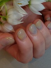 ロマンティコネイルズ(Romantico Nails)/絵画モネ　イメージネイル