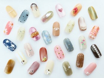 ジョイア 池袋(Gioia)の写真/初回オフ込★ワンカラー ¥4350/カラグラ¥4950/フレンチ¥5500・ネイルケア¥3500◎パラジェル取扱いサロン♪