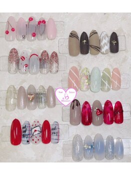 【季節限定】バレンタインネイル