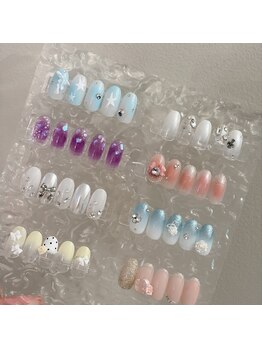 サカイネイル 梅田店(SAKAI NAIL)の写真/定額ネイルが豊富だから、予算やお好みに合わせて選べる♪初めての方にも◎アートの種類も豊富にご用意★