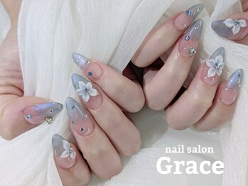 ネイルサロン グレイス(Grace)の写真/お忍びで同業者も来店する高強度元祖アクリルスカルプ専門店☆持ち込みOK!フィルイン対応【電子タバコOK】