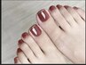 【FOOT】再来◇オフ込み◇マグネットorフラッシュフットジェルネイル￥7700
