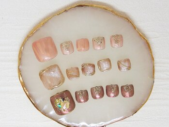 ティーエヌ 名古屋矢場町店/フット デザインネイル¥6980