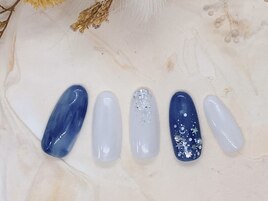 ニュアンスネイビー☆6050