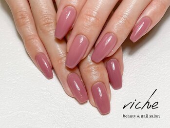 リーチェ ビューティアンドネイルサロン 大名店(Beauty&Nail Salon)/つやぷるワンカラー☆