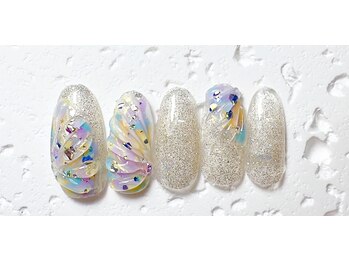 ミルネイル(Mil Nail)/ポップフラワーネイル　　No48