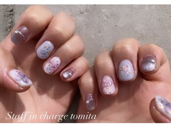 プティットスリール 西尾店(Petit Sourire)/あじさいネイル*
