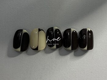 ムー(nue)/brown × ivory