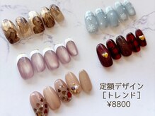 イーストハムアネーロネイル(EAST HAM anello nail)/１・２月定額トレンドデザイン