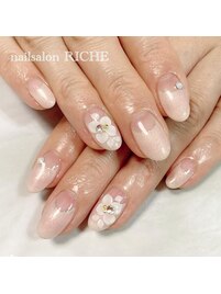 3Dフラワーネイル！