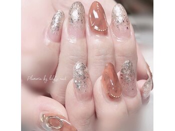 プルメリア バイ リリーズ ネイル(Plumeria By Lily's Nail)/定額アートジェルネイル¥4980～