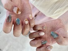 リアン 大宮(Rian)/ブルー×ブラウンニュアンス