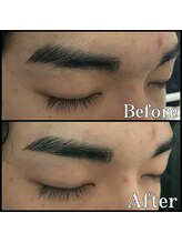 眉毛男子 新宿店/眉毛【 before / after 】