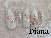 ディアナ ひたちなか高場店(DIANA)/定額ネイル　7,700円　A-108