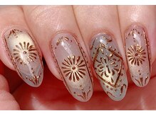 ネイルアンドアイラッシュスタジオ シュシュ(chouchou)/手書きモロッカン・マグベース