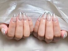 ダイアモンドネイルスタジオ 新宿店(Diamond Nail Studio)/ガラスフレンチ