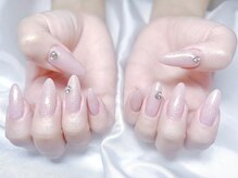 ヤシネイル(Yashi Nail)/チップ長さだし　ワンカラー　