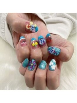 プリュム(Plume)/3D/推しネイル/キャラクター