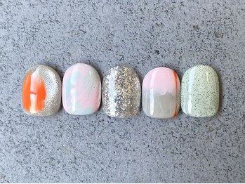 カーティシーネイルズ(curtisii NAILS)/6月★定額8000円コース(オフ別)