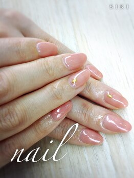 シキ(SIKI)/大人気！くすみピンクのネイル