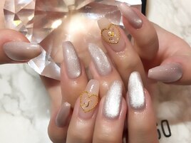 マグネット 蝶々ネイル