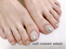 ミミィー(mimiy)/キラキラフットネイル☆