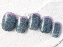 ラメフラッシュフレンチ8600yen