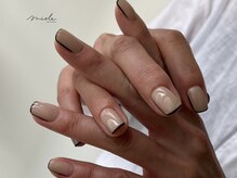 ミエレ(miele)/個性派スキニーフレンチネイル